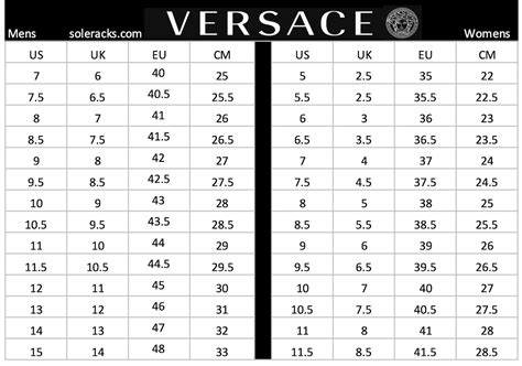 versace size chart mens|Versace size 42 in us.